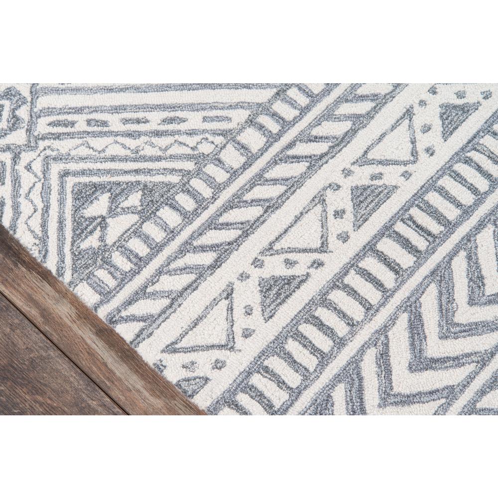 Contemporary Rectangle Area Rug, Grey, 2' X 3'. Picture 3