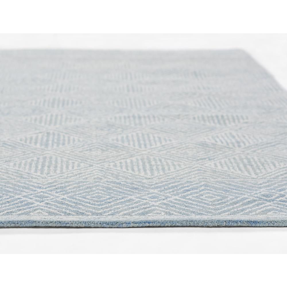 Contemporary Rectangle Area Rug, Blue, 2' X 3'. Picture 3