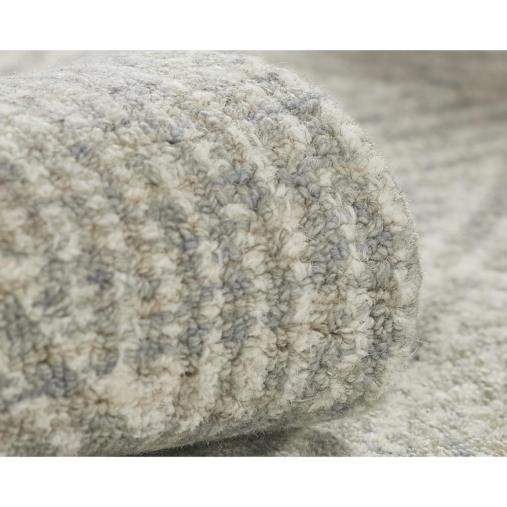Contemporary Rectangle Area Rug, Grey, 2' X 3'. Picture 4