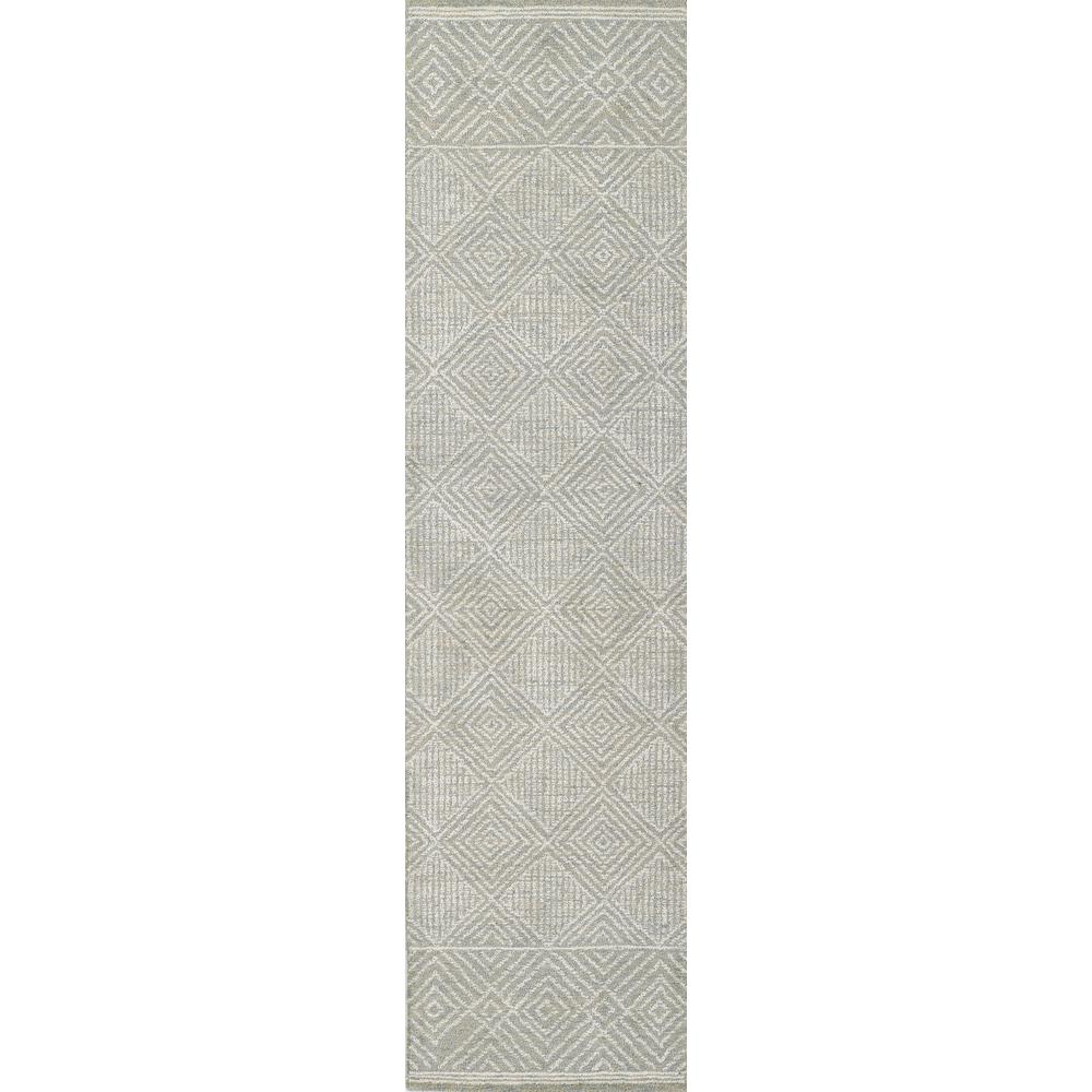 Contemporary Rectangle Area Rug, Grey, 2' X 3'. Picture 5