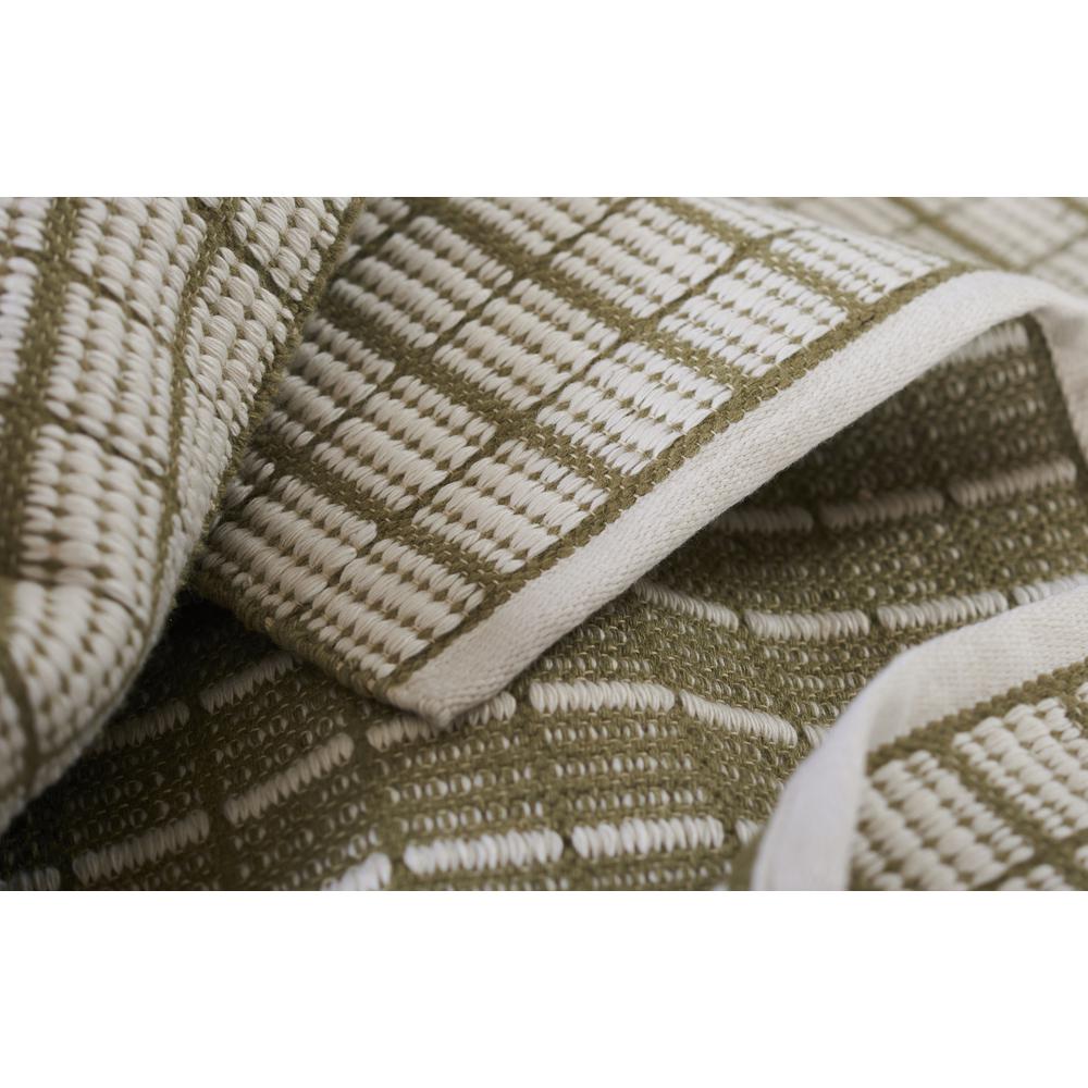 Contemporary Rectangle Area Rug, Green, 9' X 12'. Picture 10
