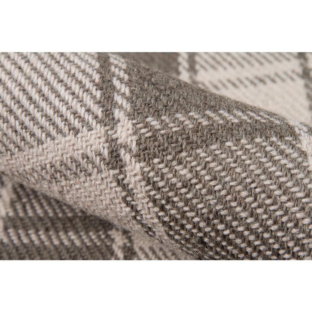 Modern Rectangle Area Rug, Grey, 2' X 3'. Picture 4