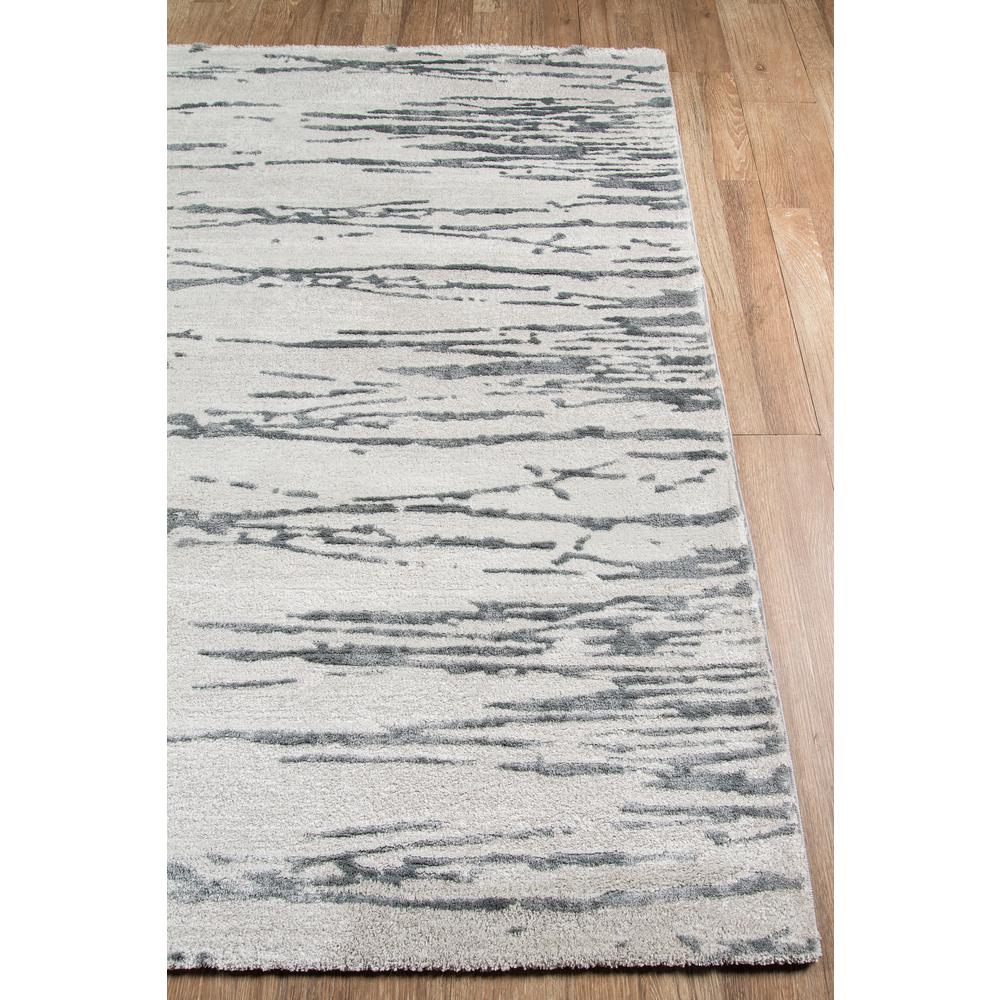 Modern Rectangle Area Rug, Grey, 2' X 3'. Picture 2