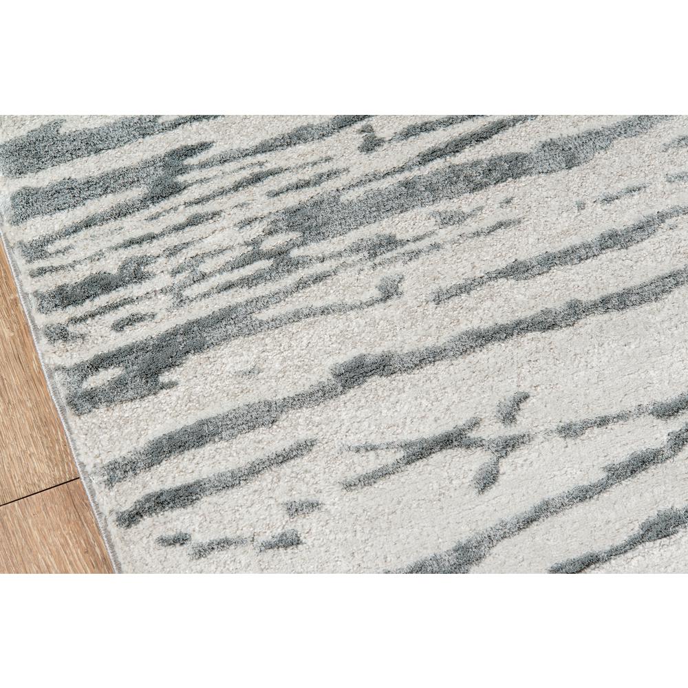 Modern Rectangle Area Rug, Grey, 2' X 3'. Picture 3