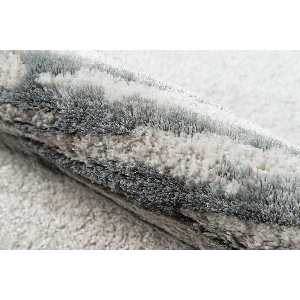 Modern Rectangle Area Rug, Grey, 2' X 3'. Picture 4