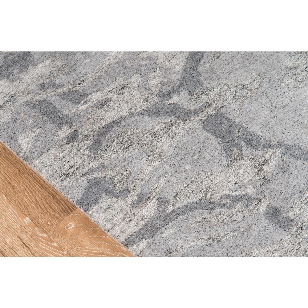 Contemporary Rectangle Area Rug, Silver, 2' X 3'. Picture 3