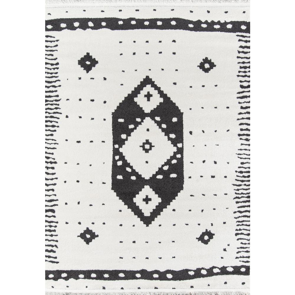 Contemporary Rectangle Area Rug, Ivory, 2' X 3'. Picture 1