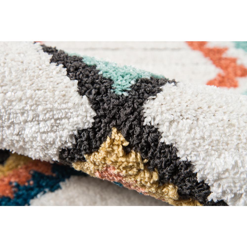 Contemporary Rectangle Area Rug, Multi, 2' X 3'. Picture 4