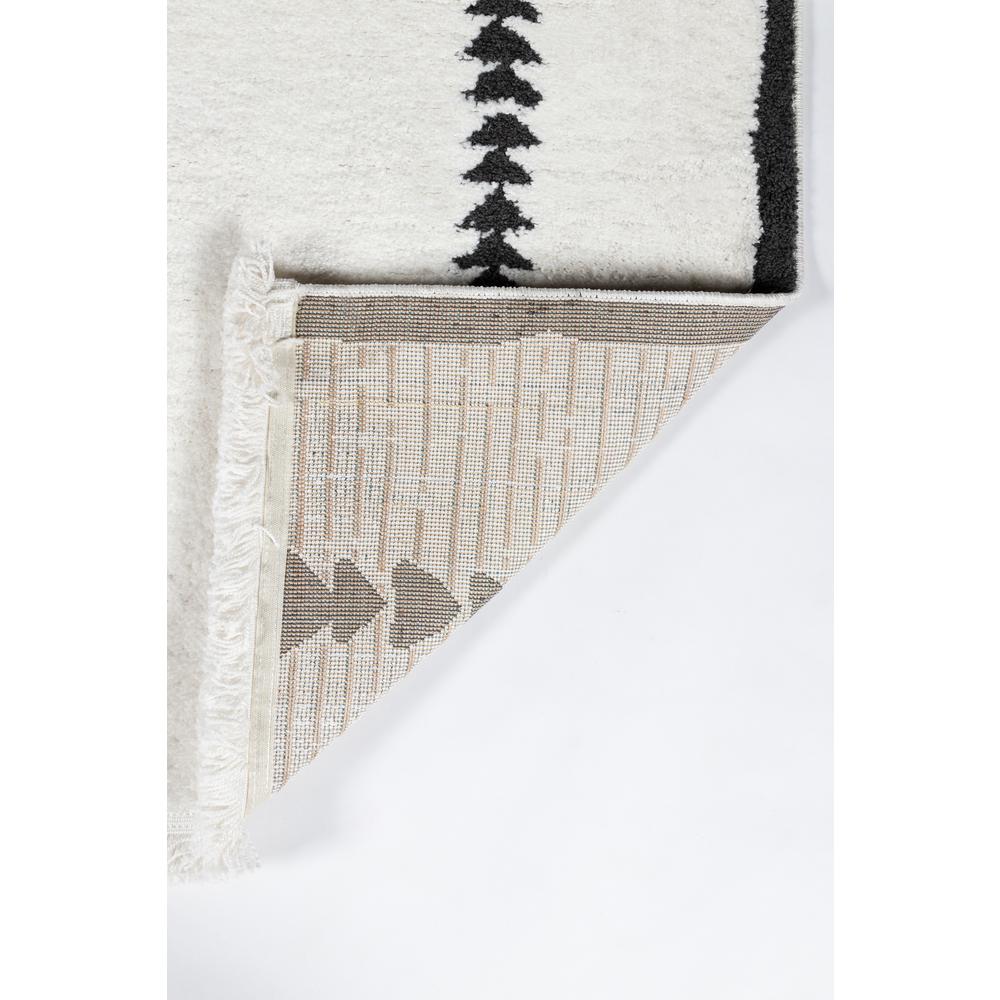 Contemporary Rectangle Area Rug, Ivory, 2' X 3'. Picture 5