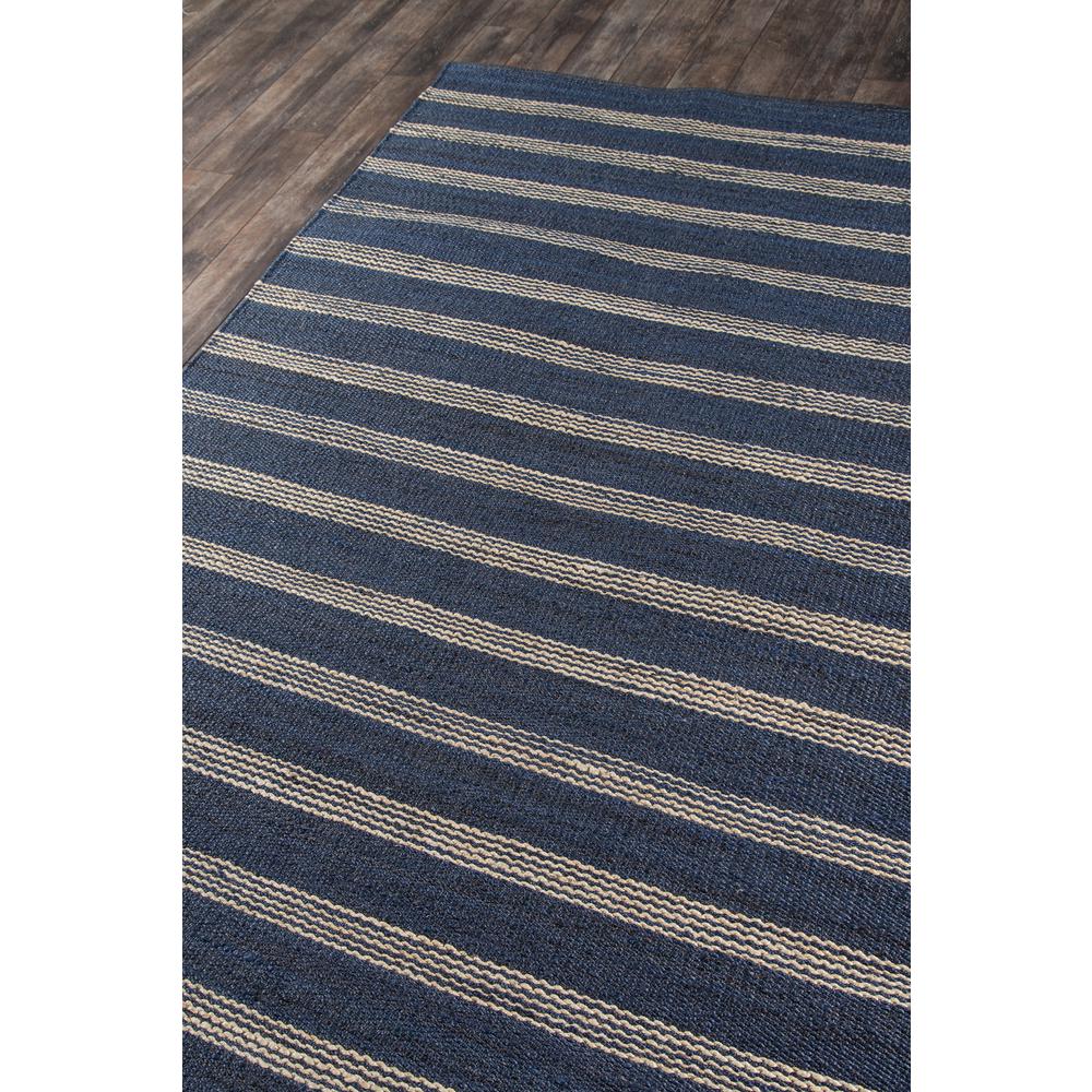 Contemporary Runner Area Rug, Navy, 2'3" X 8' Runner. Picture 2