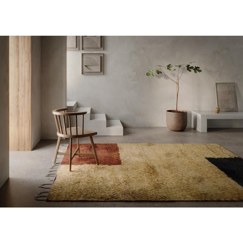 Contemporary Rectangle Area Rug, Multi, 9' X 12'. Picture 11
