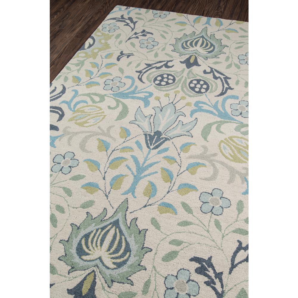 Casual Rectangle Area Rug, Blue, 2' X 3'. Picture 2