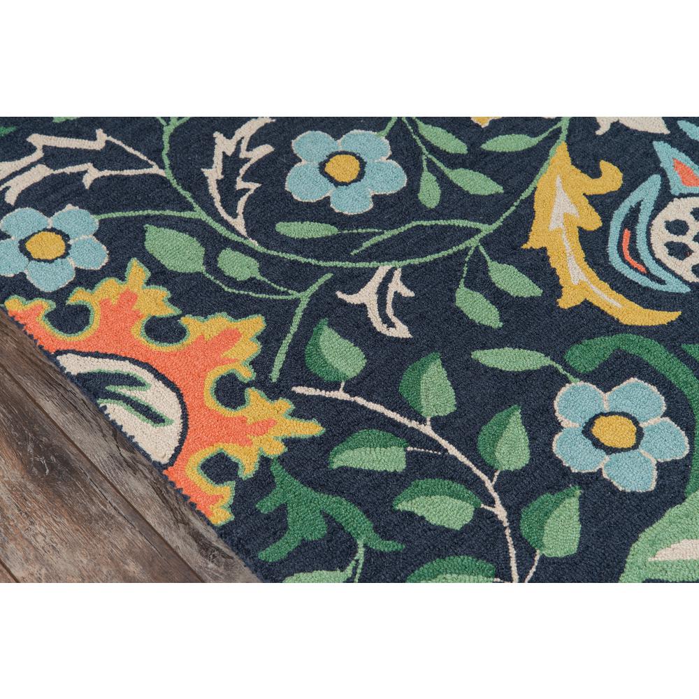 Casual Rectangle Area Rug, Navy, 2' X 3'. Picture 3