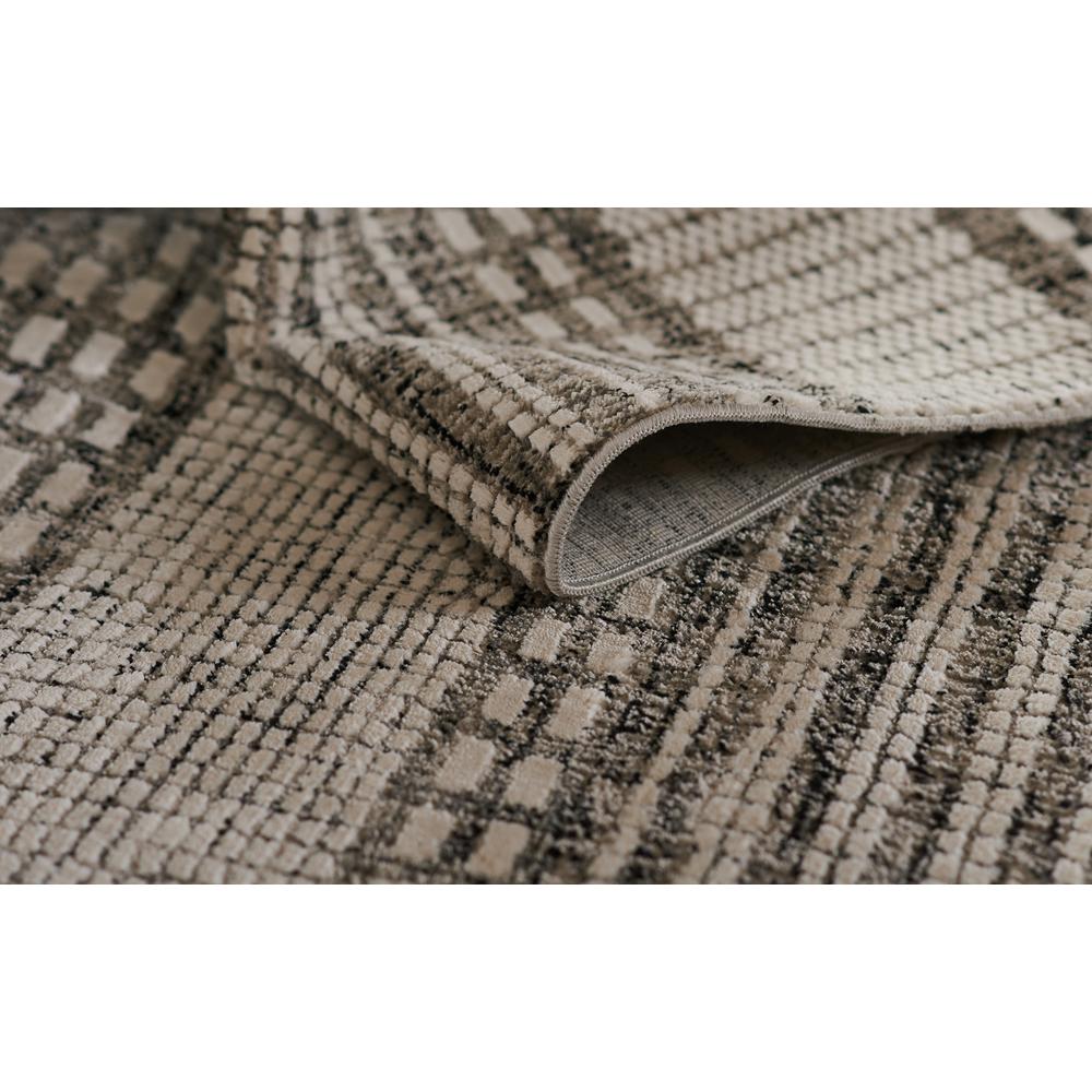 Contemporary Rectangle Area Rug, Sand, 2' X 3'. Picture 8