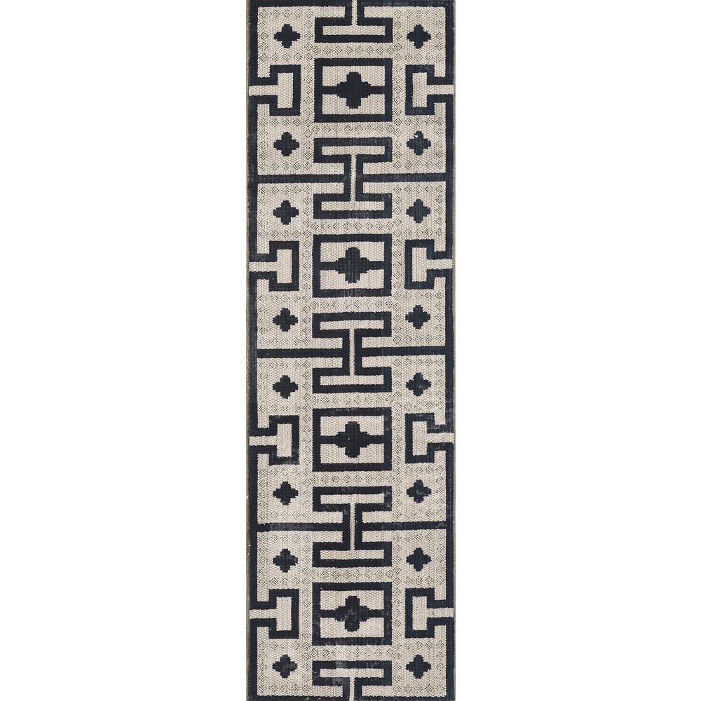 Contemporary Rectangle Area Rug, Ivory, 2' X 3'. Picture 5