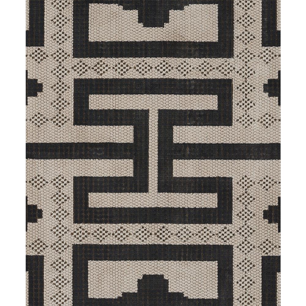 Contemporary Rectangle Area Rug, Ivory, 2' X 3'. Picture 7