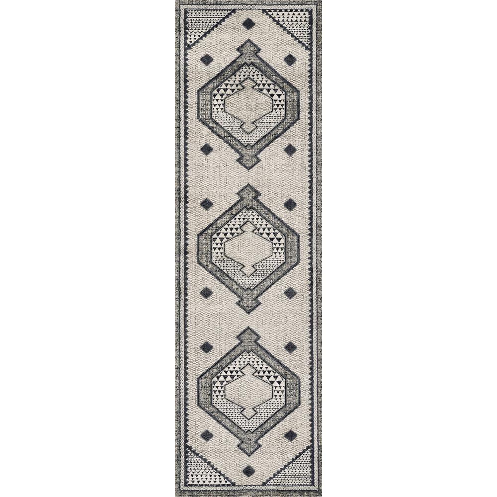 Contemporary Rectangle Area Rug, Ivory, 2' X 3'. Picture 5