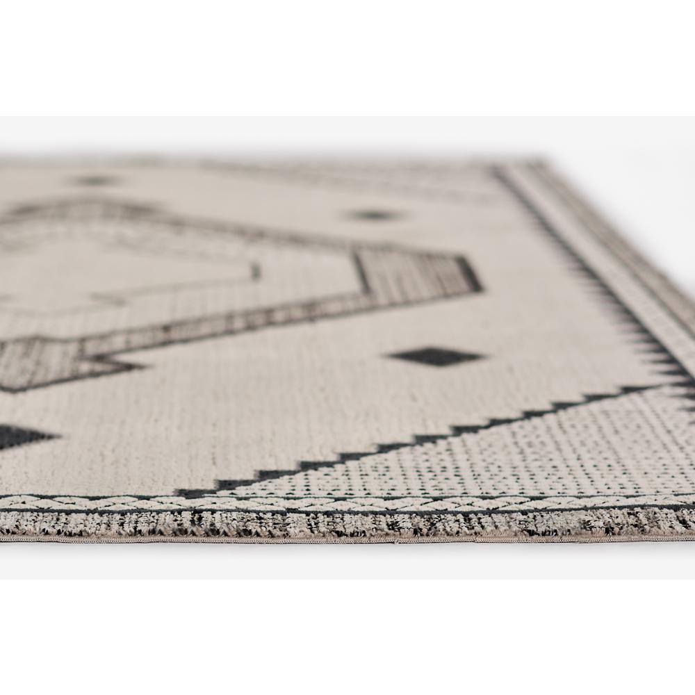 Contemporary Rectangle Area Rug, Ivory, 2' X 3'. Picture 6