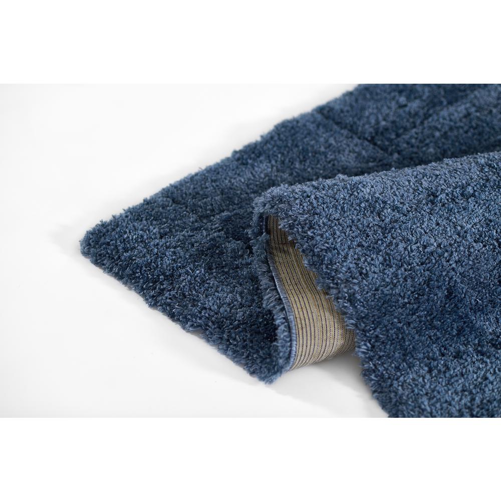 Contemporary Rectangle Area Rug, Denim, 5'3" X 7'. Picture 6