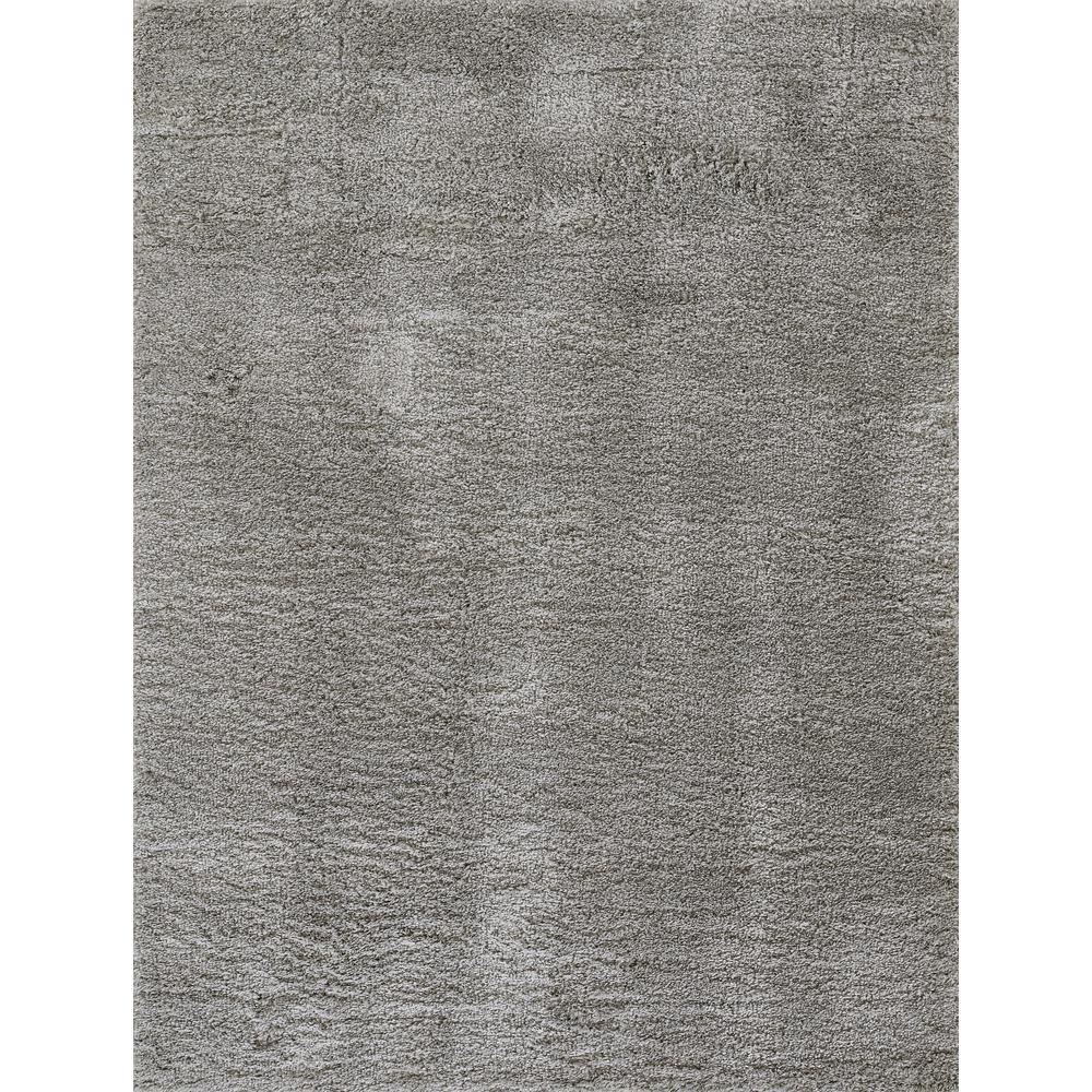 Contemporary Rectangle Area Rug, Light Grey, 5'3" X 7'. Picture 1