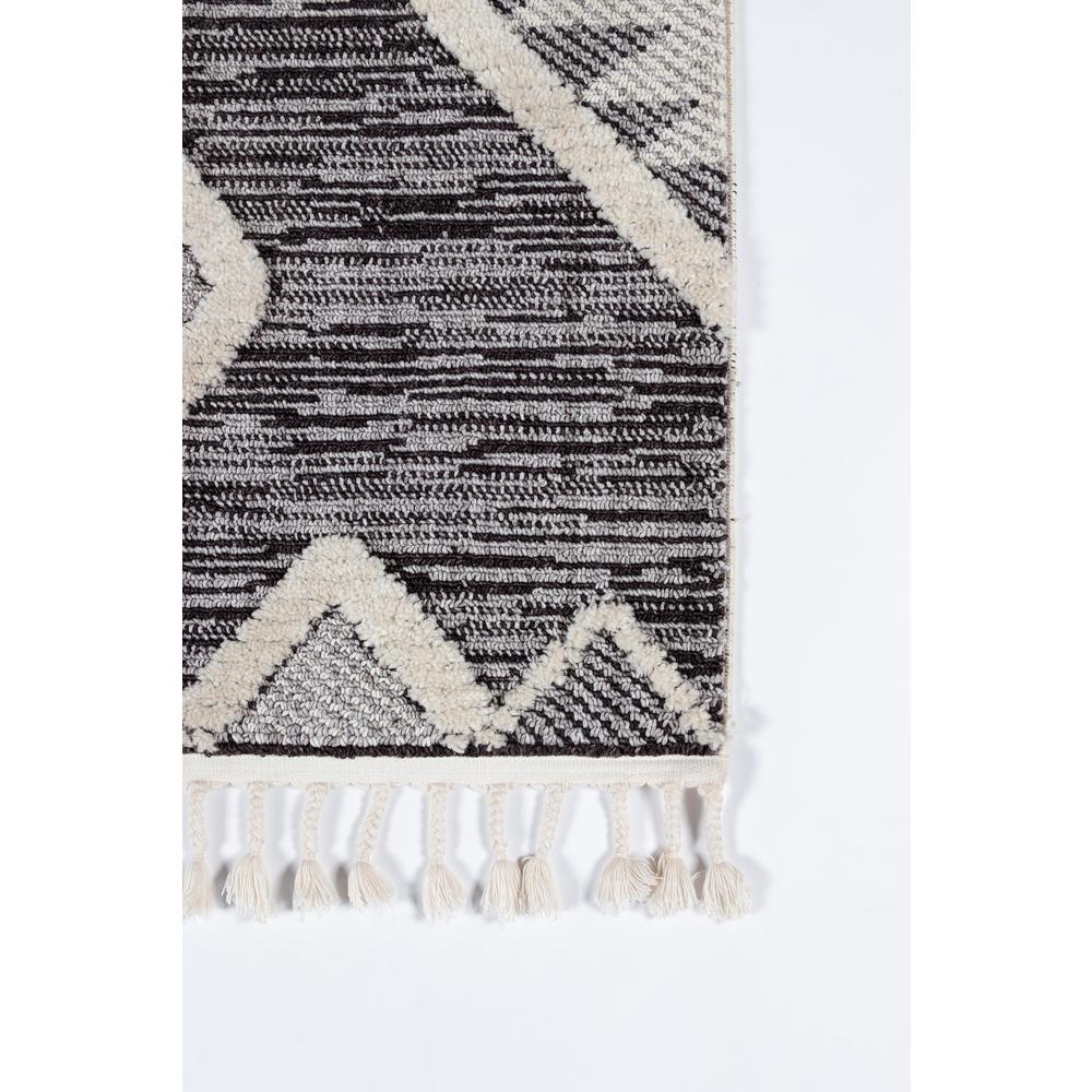 Contemporary Rectangle Area Rug, Charcoal, 2' X 3'. Picture 2
