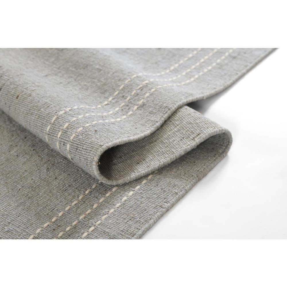 Contemporary Runner Area Rug, Light Blue, 2'3" X 8' Runner. Picture 9