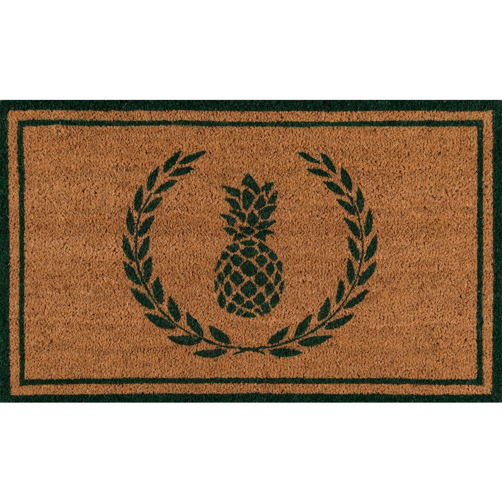 Casual Rectangle Area Rug, Green, 1'6" X 2'6". Picture 1