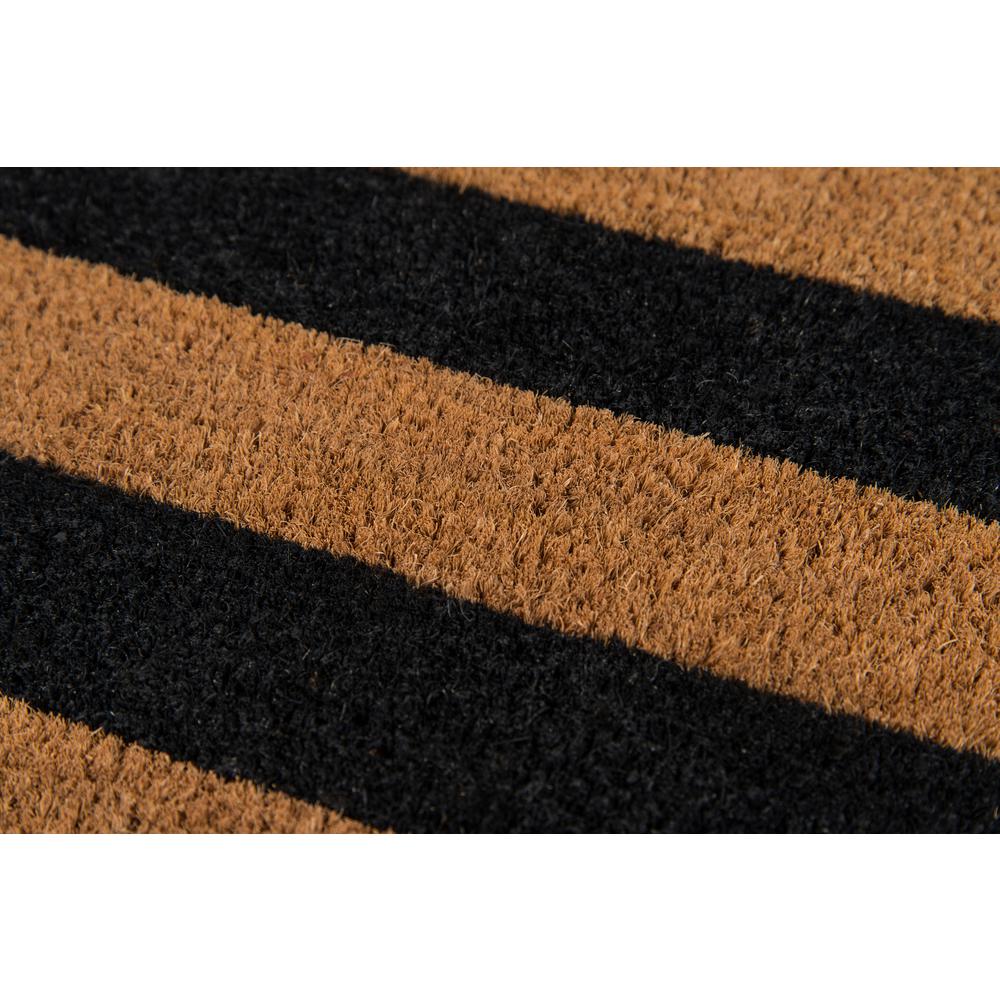Contemporary Rectangle Area Rug, Black, 1'6" X 2'6". Picture 3
