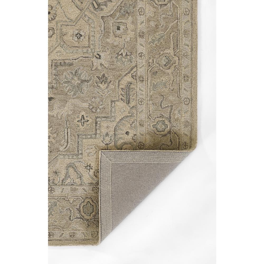 Traditional Rectangle Area Rug, Taupe, 2' X 4'. Picture 3