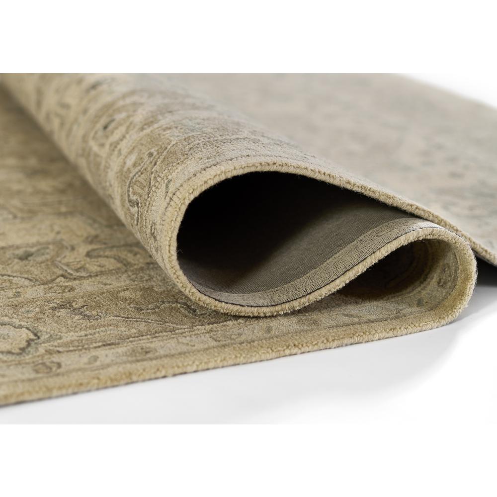 Traditional Rectangle Area Rug, Taupe, 2' X 4'. Picture 7