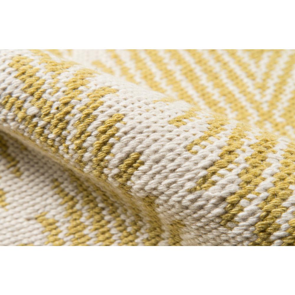 Contemporary Rectangle Area Rug, Citron, 2' X 3'. Picture 4