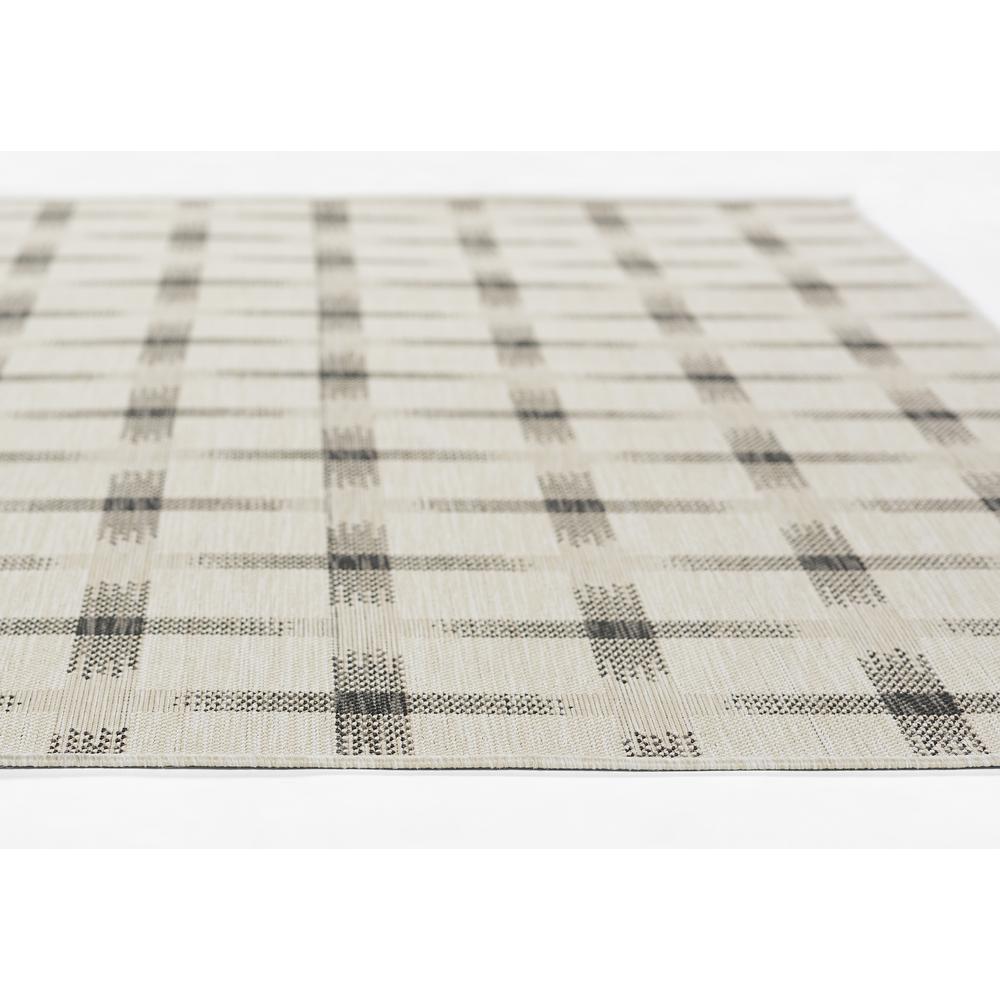 Contemporary Rectangle Area Rug, Ivory, 2' X 3'. Picture 3