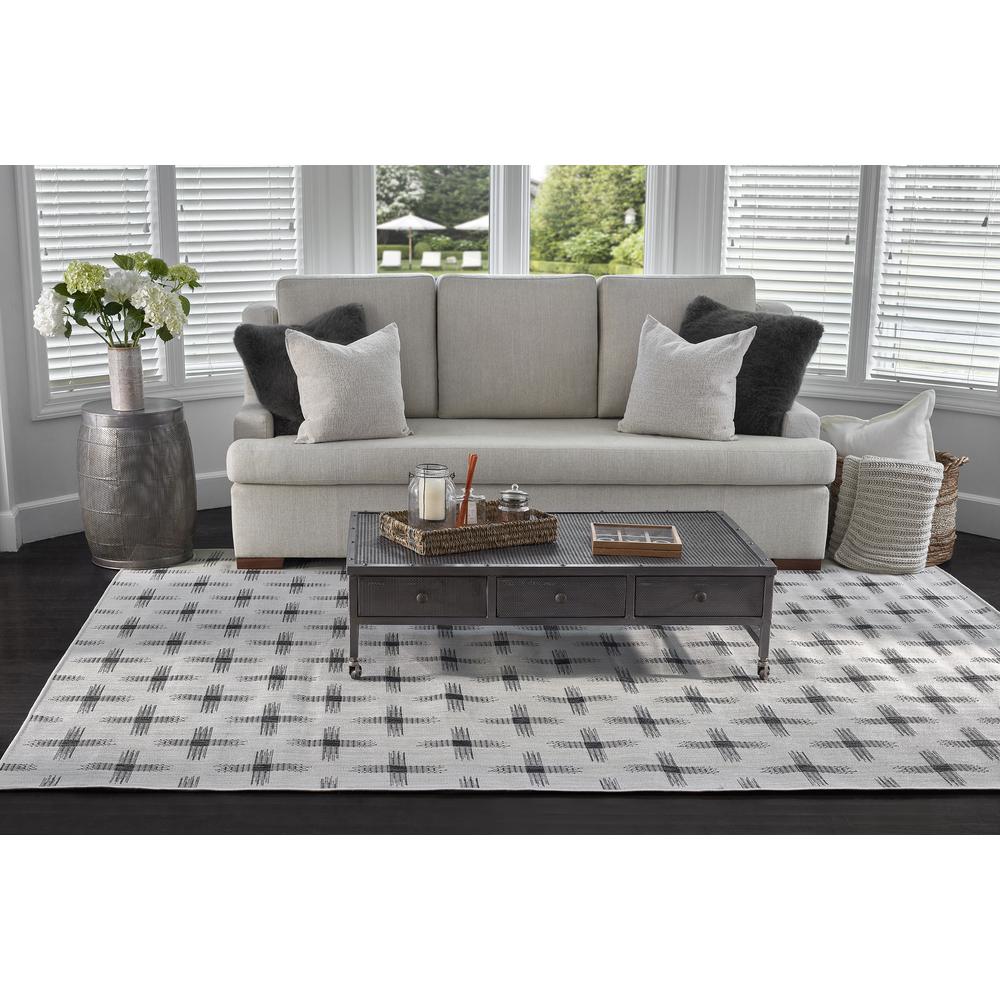 Contemporary Rectangle Area Rug, Ivory, 2' X 3'. Picture 10
