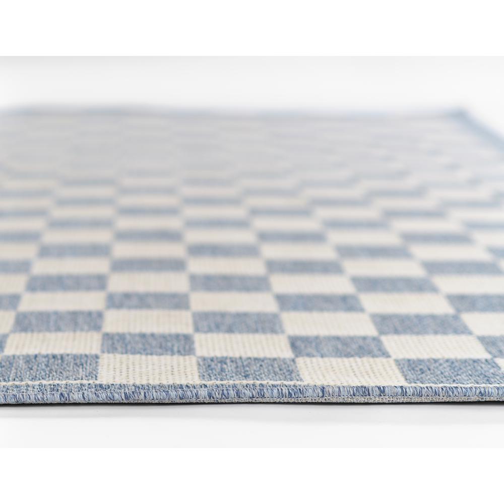 Contemporary Rectangle Area Rug, Blue, 2' X 3'. Picture 5