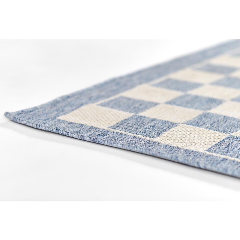 Contemporary Rectangle Area Rug, Blue, 2' X 3'. Picture 6