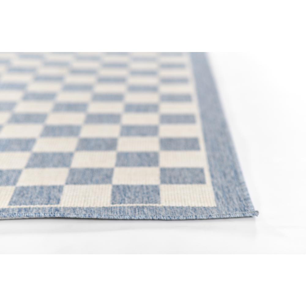 Contemporary Rectangle Area Rug, Blue, 2' X 3'. Picture 8