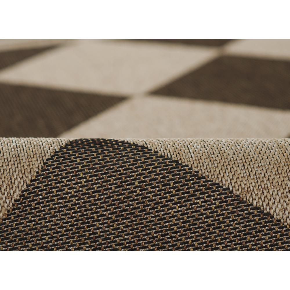 Contemporary Rectangle Area Rug, Black, 2' X 3'. Picture 4