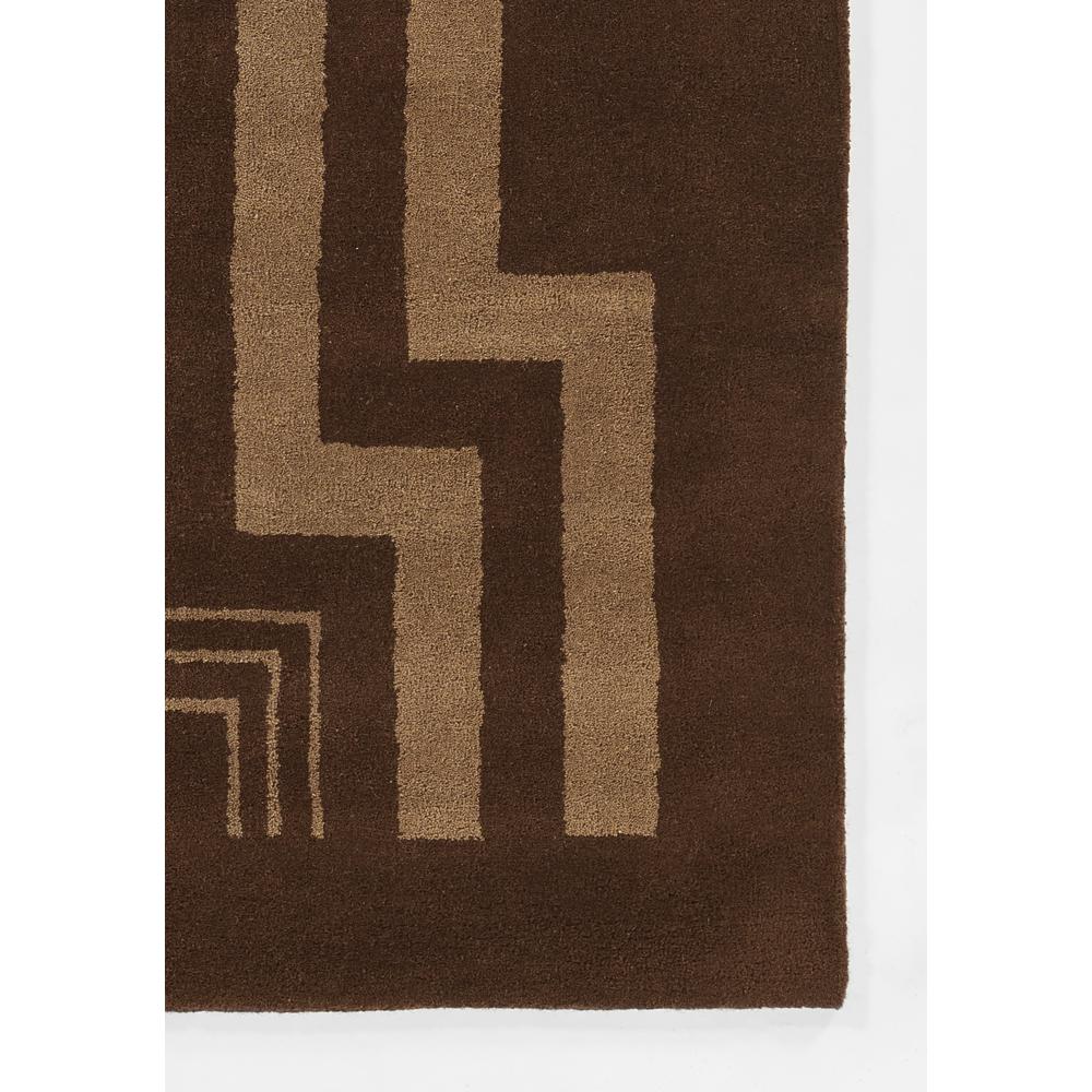Contemporary Rectangle Area Rug, Brown, 2' X 3'. Picture 2