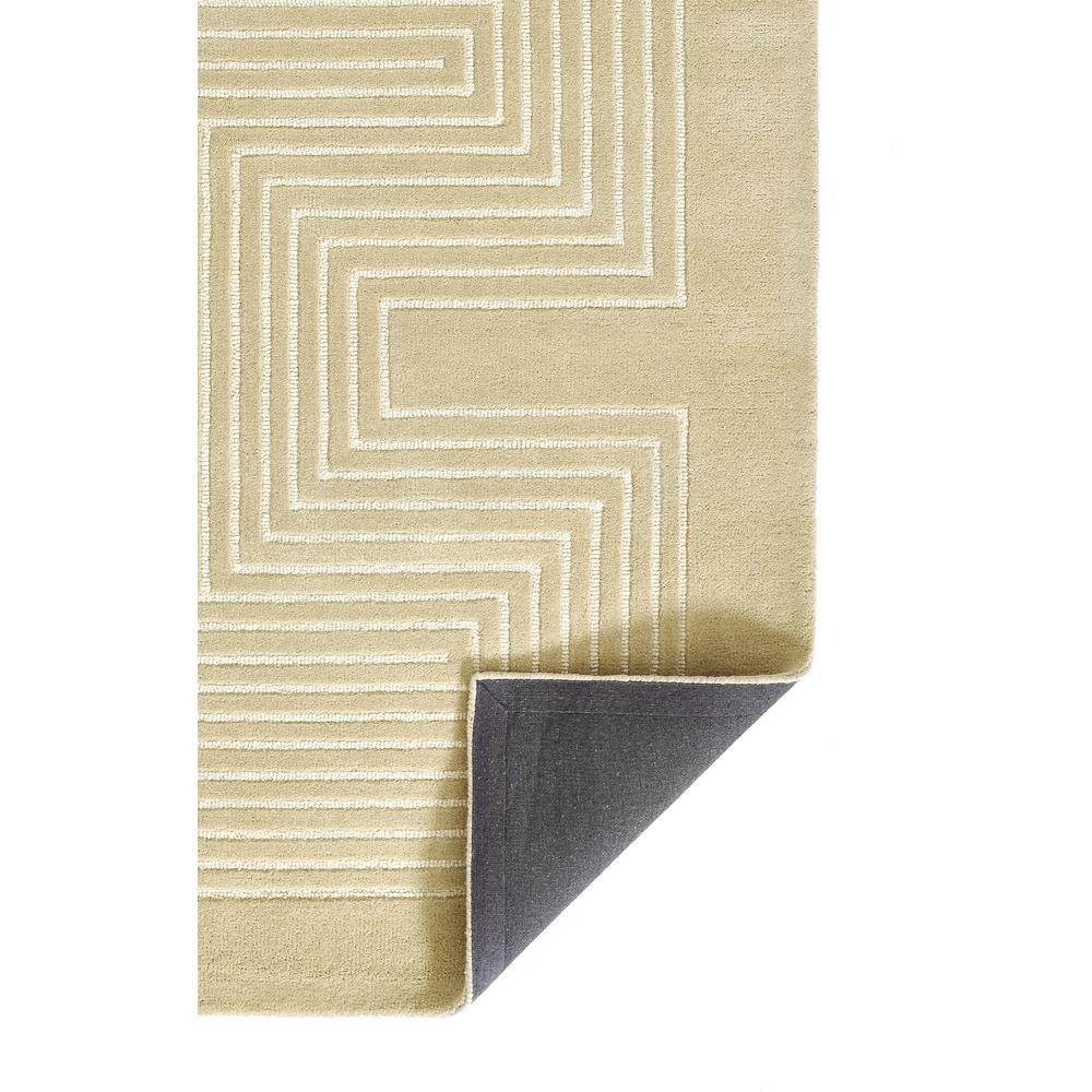 Contemporary Rectangle Area Rug, Beige, 2' X 3'. Picture 3