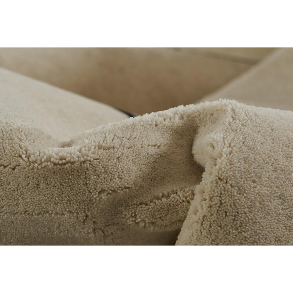 Contemporary Rectangle Area Rug, Ivory, 2' X 3'. Picture 4