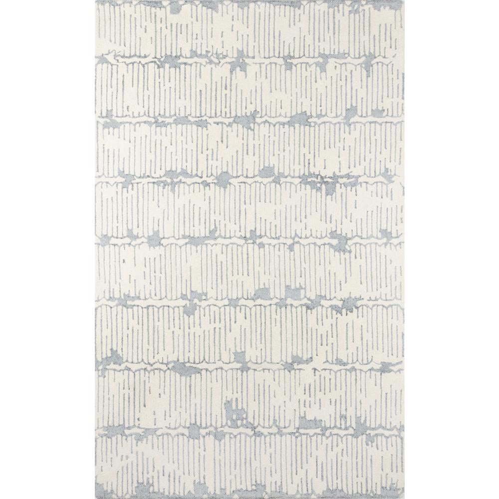 Contemporary Rectangle Area Rug, Grey, 2' X 3'. Picture 1