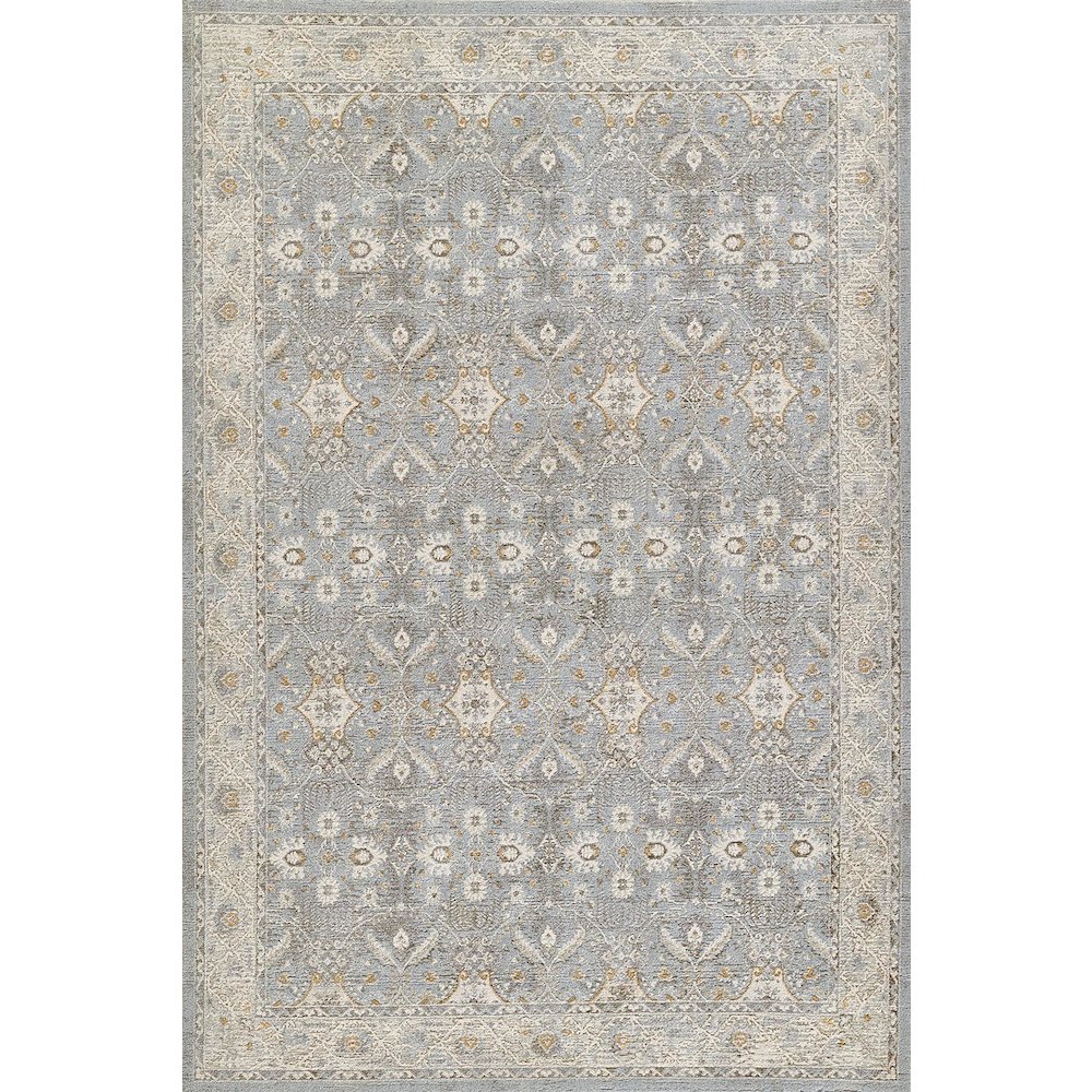 Traditional Rectangle Area Rug, Blue, 5'3" X 7'9". Picture 1