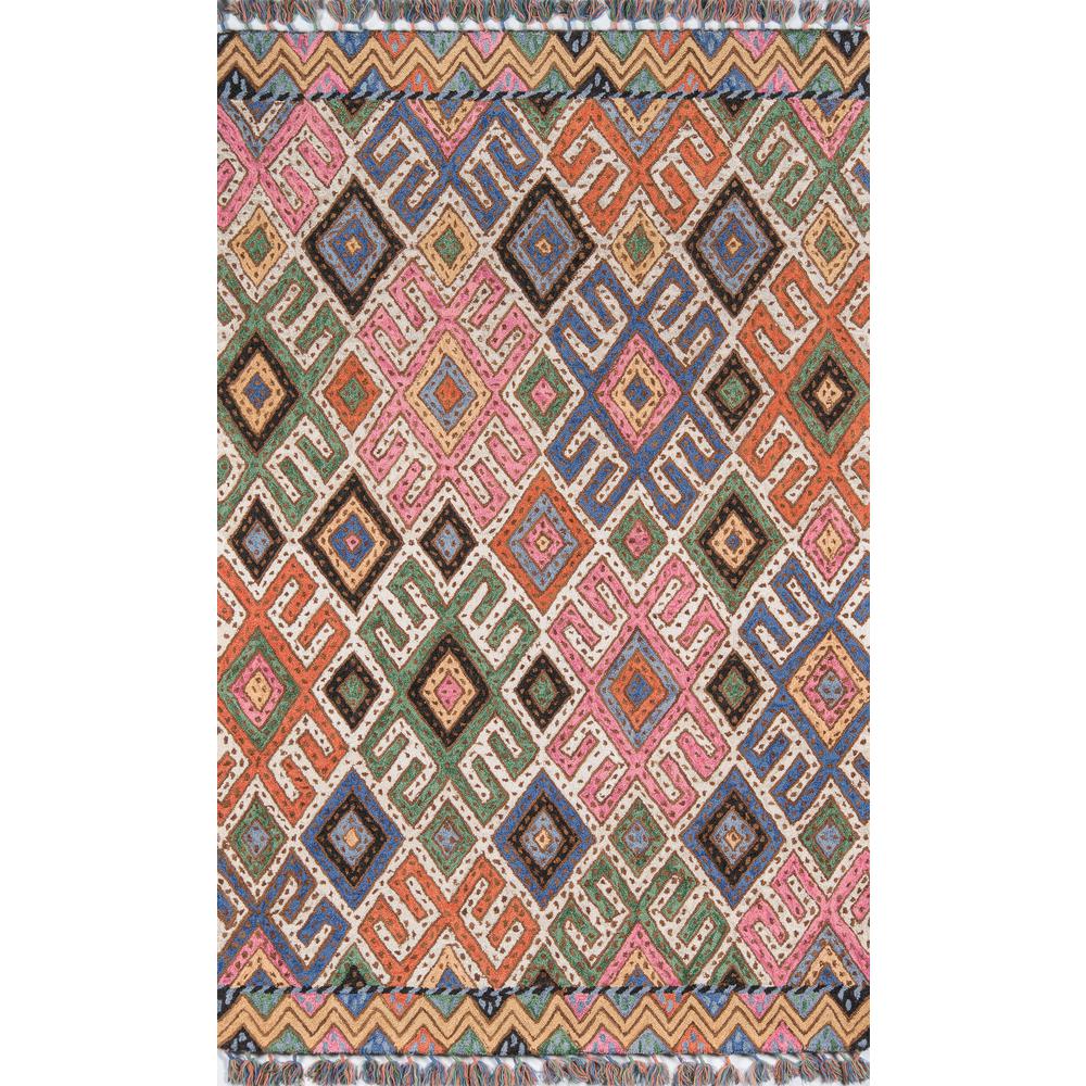 Transitional Rectangle Area Rug, Multi, 2' X 3'. Picture 1