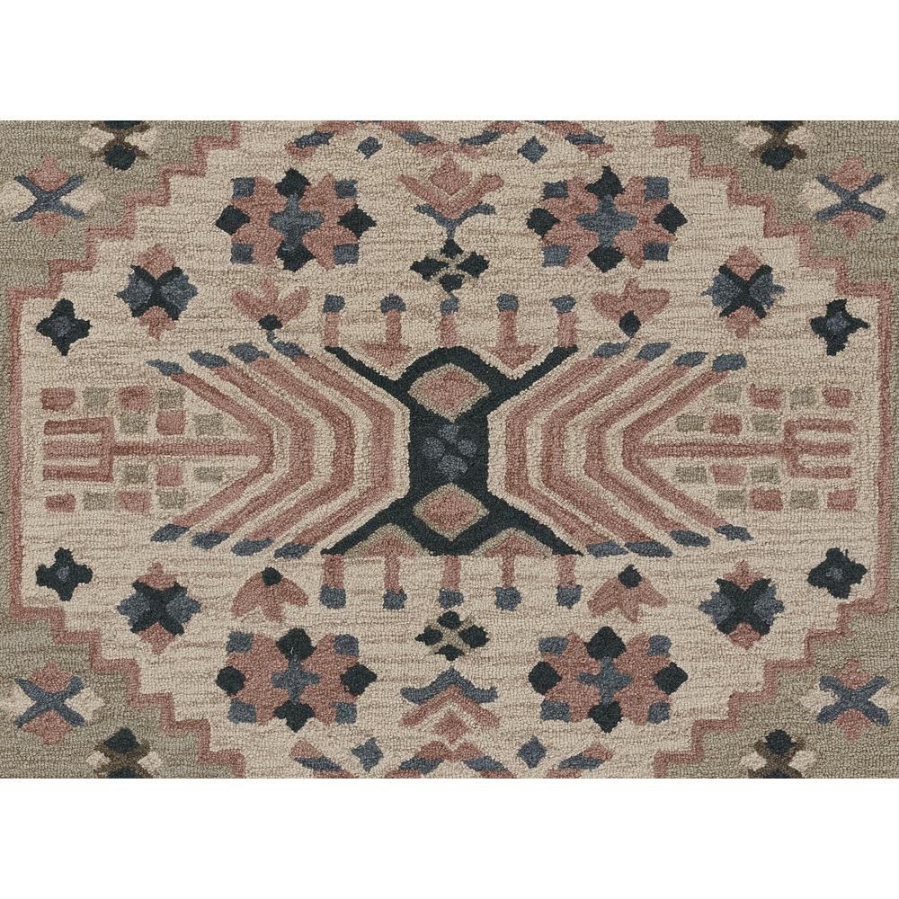 Transitional Rectangle Area Rug, Grey, 2' X 3'. Picture 6