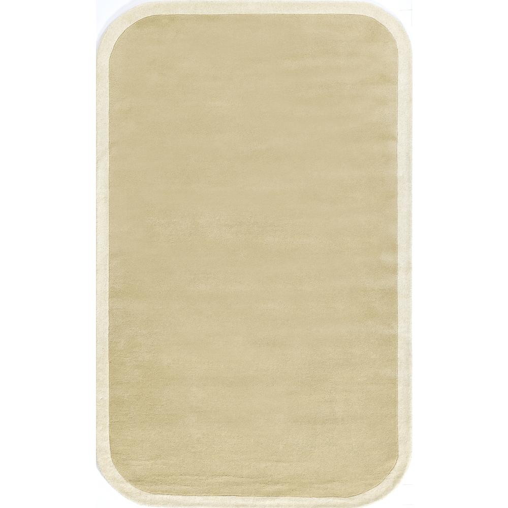 Contemporary Rectangle Area Rug, Beige, 2' X 4'. Picture 1