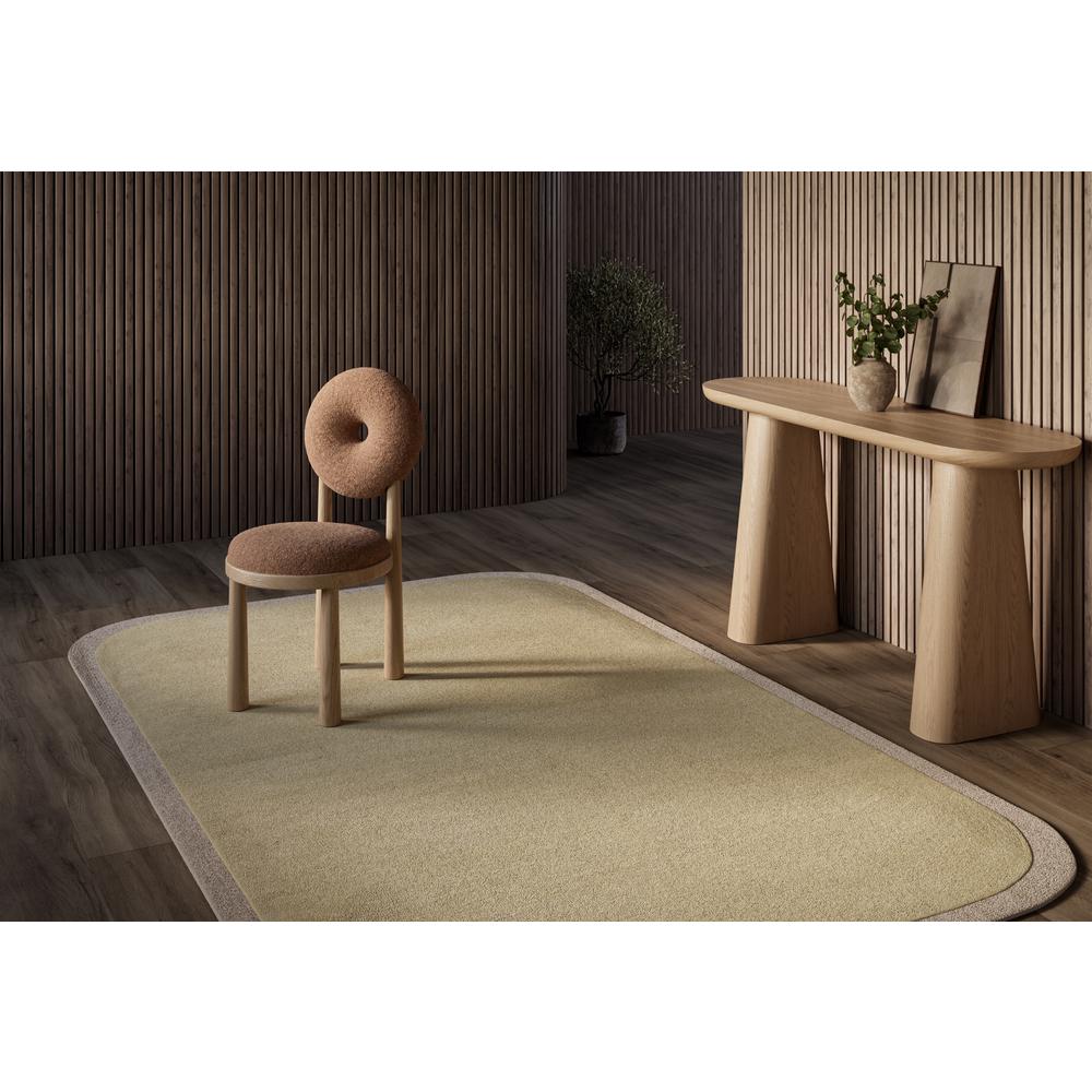 Contemporary Rectangle Area Rug, Beige, 2' X 4'. Picture 10