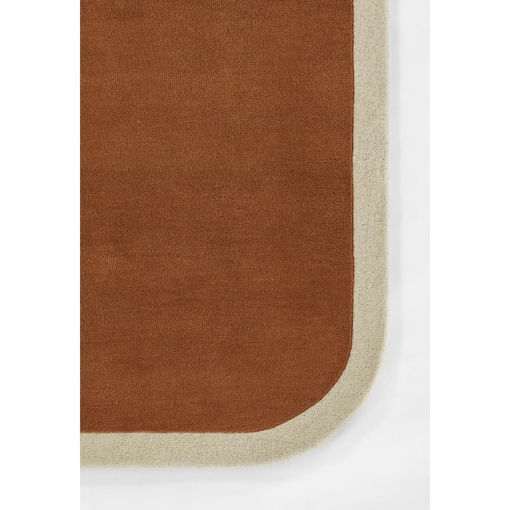 Contemporary Rectangle Area Rug, Copper, 2' X 4'. Picture 2