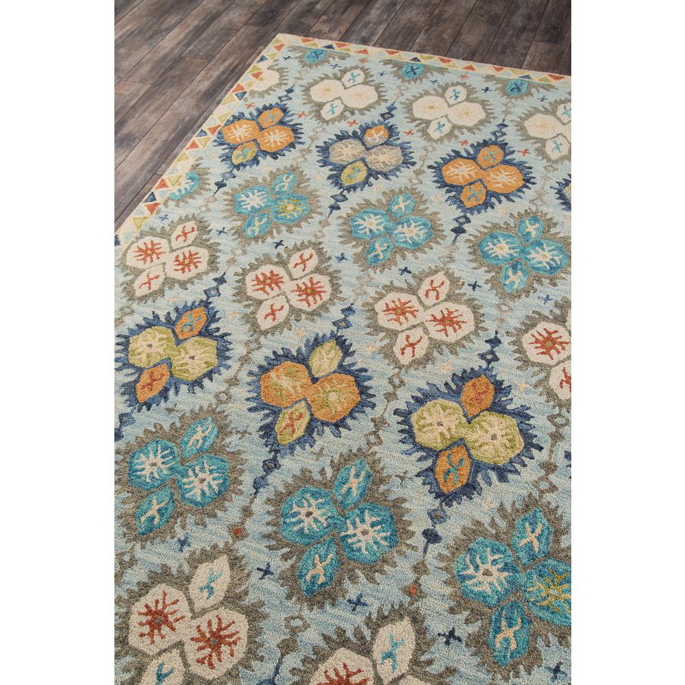Transitional Rectangle Area Rug, Blue, 2' X 3'. Picture 2