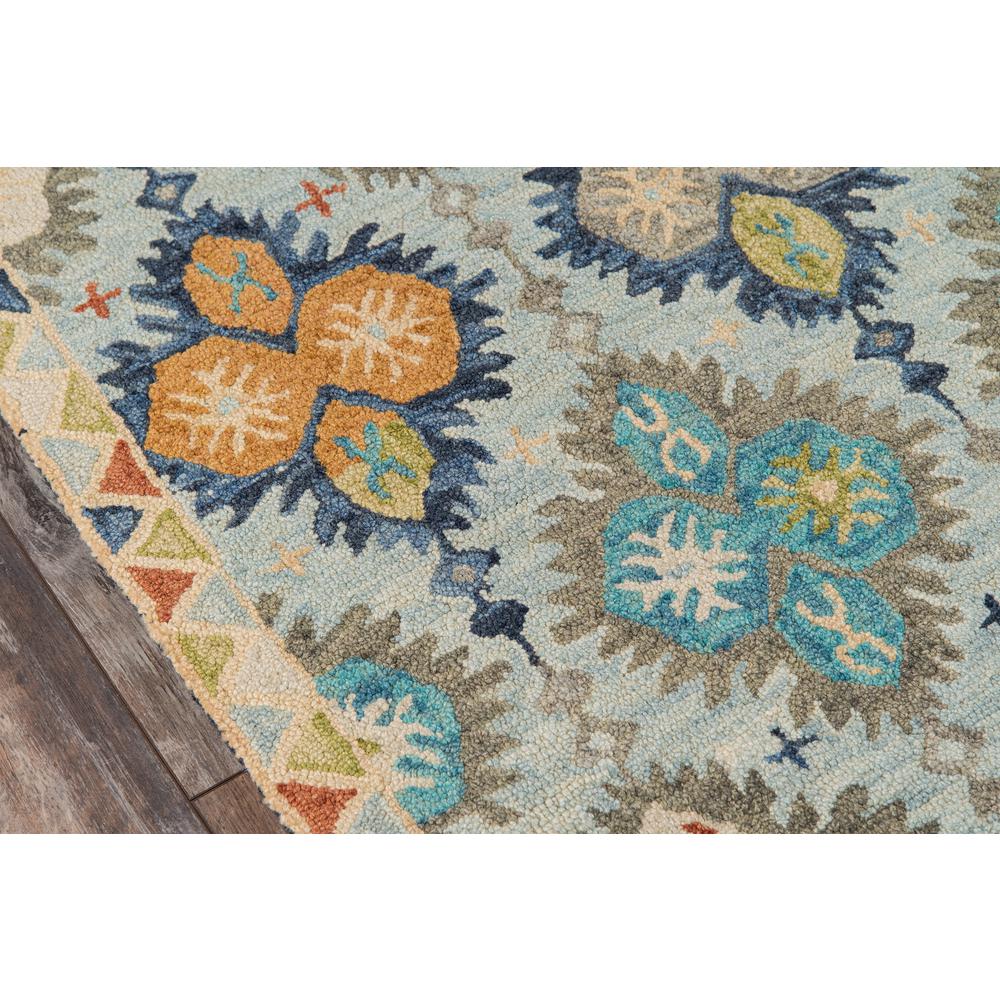 Transitional Rectangle Area Rug, Blue, 2' X 3'. Picture 3