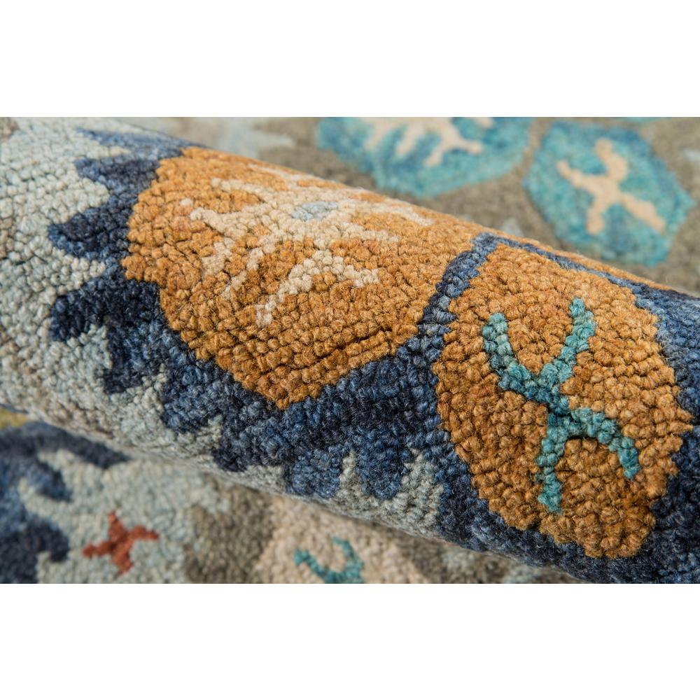 Transitional Rectangle Area Rug, Blue, 2' X 3'. Picture 4